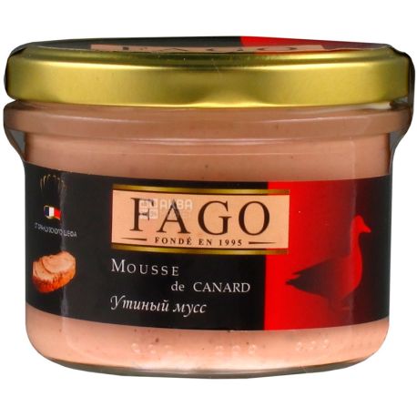 Fago, Duck Mousse, 180 g