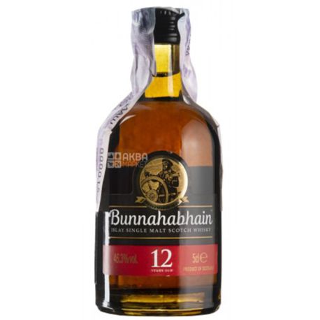 Bunnahabhain, Whiskey, 12 years of aging, 0.05 L