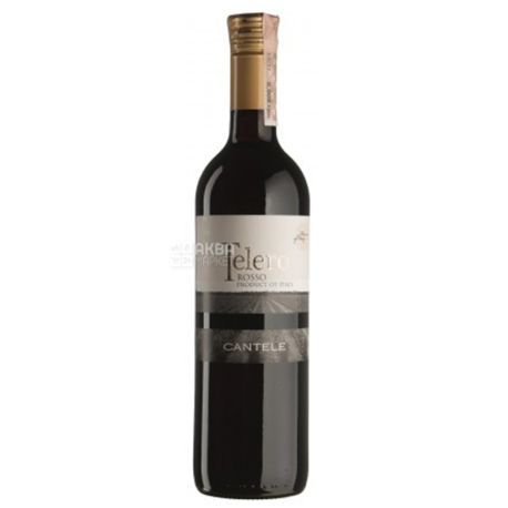 Cantele Telero Rosso, Вино красное сухое, 0,75 л