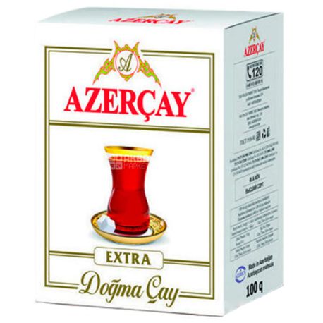 Azerçay Extra, 100 г, Чай Азерчай Экстра, черный, среднелистовой