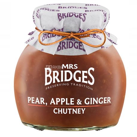 Mrs Bridges, Чатні груша, яблуко та імбир, 300 г    