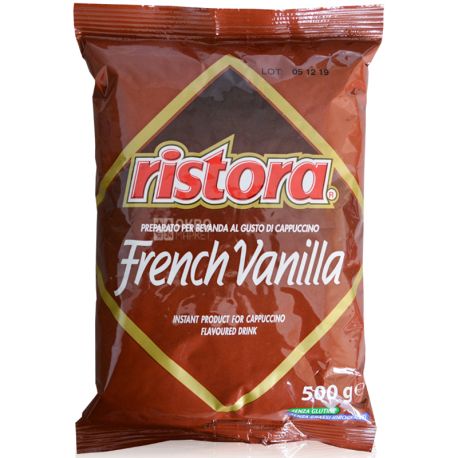 Ristora, French Vanilla, 500 г, Ристора Френч Ванилла, Капучино, растворимый