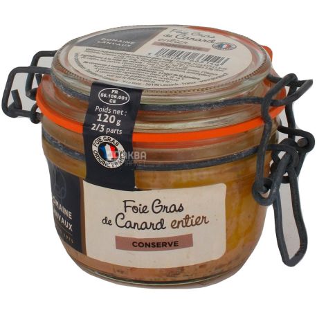 Domaine De Lanvaux, Duck liver foie gras, 120 g