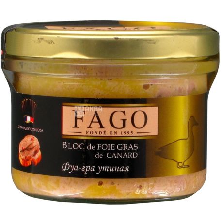 Fago, Фуа-гра утиная, 180 г