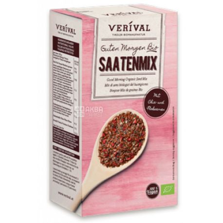 Verival, Утренняя Энергия, Смесь семян, Органическая, 250 г
