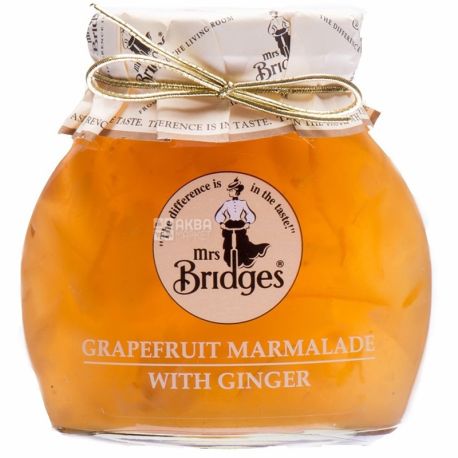 Mrs Bridges, Конфитюр грейпфрут и имбирь, 340 г