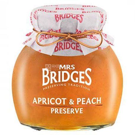 Mrs Bridges, Джем абрикос з персиком, 340 г