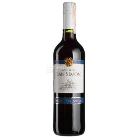 J.Garcia Carrion, Castillo San Simon Cabernet Sauvignon, Вино червоне сухе, 0,75 л