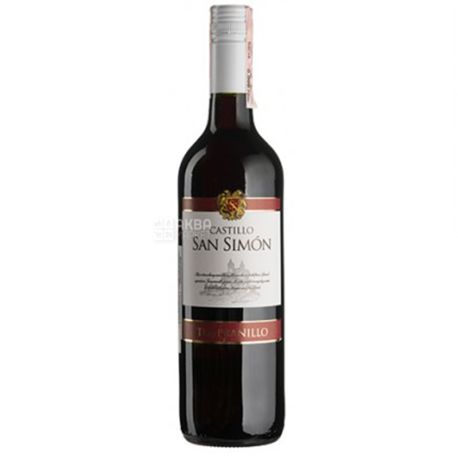 J.Garcia Carrion, Castillo San Simon Tempranillo, Вино червоне сухе, 0,75 л