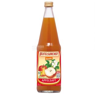 Beutelsbacher Apfelsaft, 0,7 л, Cок органический Яблочный Бойтельсбахер, стекло