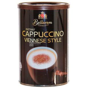 Bellarom, Cappuccino Viennese Style, 250 г, Белларом, Капучино по-венски, кофейный напиток, растворимый, туба