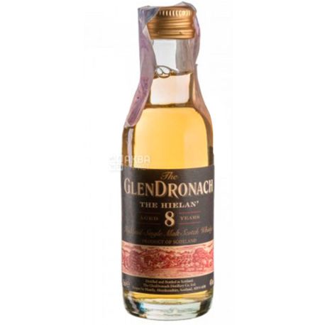 GlenDronach 8yo Hielan, Single Malt Whiskey, 0.05 L