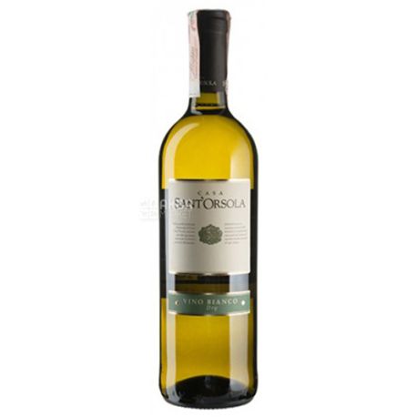 Bianco Dry, Sant'Orsola, Вино біле сухе, 0,75 л