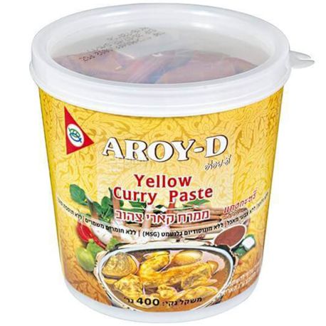 Aroy-D, Паста Карри желтая, 0,4 л