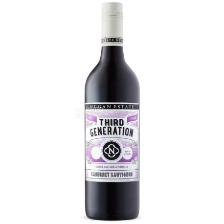 Nugan Estate, Cabernet Sauvignon Third Generation, Вино красное сухое, 0,75 л
