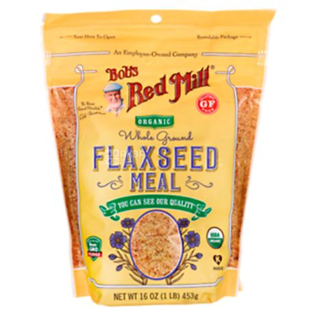 Flour natural flax without gluten 453g, Bob's Red Mill
