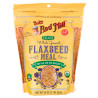 Bob's Red Mill, Flaxseed Meal, 0,453 кг, Борошно з льону, без глютену, органічне