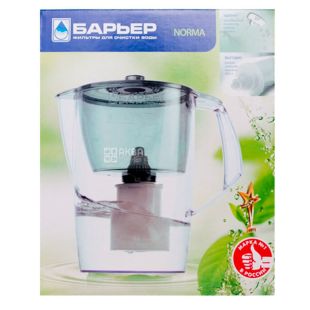 Барьер Норма, Фильтр для воды, кувшин, 3 л