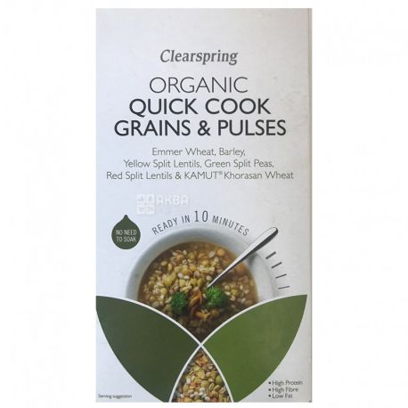 A mixture of grains and legumes of organic preparation 250g, Clearspring