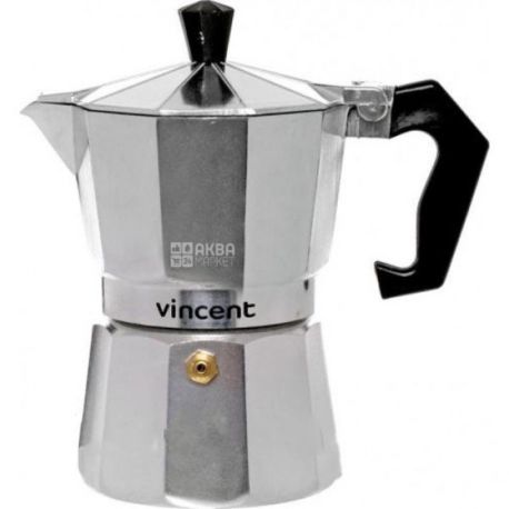 Vincent, Coffee maker geysernaya, aluminum, 2 cups