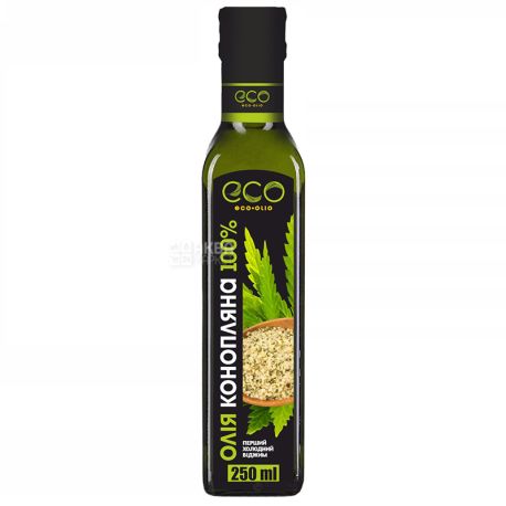 Eco-Olio, Олія з насіння коноплі, 250 мл