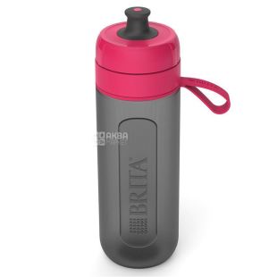 BRITA Fill&Go Active, Фильтр-бутылка, розовая