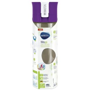 BRITA Fill&Go Active, Фильтр-бутылка, фиолетовая