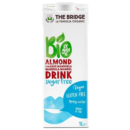 The Bridge, Organic Almond Drink, Sugar Free, 1 L