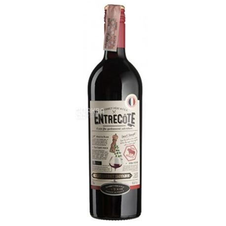 Gourmet Pere & Fils, Вино червоне сухе, Entrecote, 0,75 л