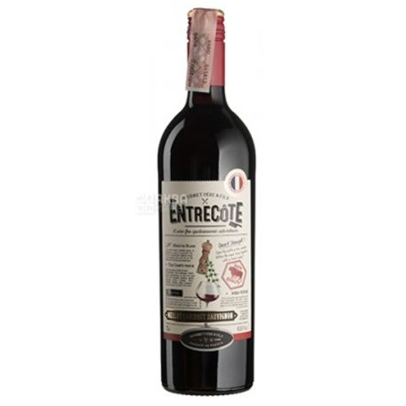 Gourmet Pere & Fils, Вино красное сухое, Entrecote, 0,75 л