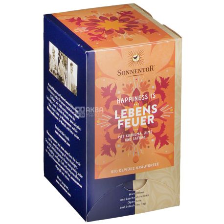 Organic tea with spices 