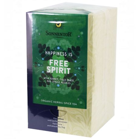 Sonnentor, Free Spirit, 18 пак., по 1,5 г, Чай Соннентор, Вільний дух, трав'яний