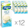 Alpro, Rice Dolce, Упаковка 12 шт. по 1 л, Алпро, Рисове молоко, без цукру та лактози, вітамінізоване