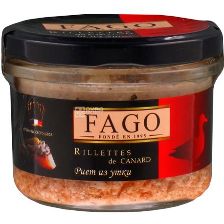 Fago, duck meat riet, 180 g
