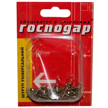 Lord, universal screw b-1016040-1, 6,0х40, up.8 pcs.