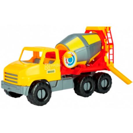Wader City Truck, Игрушка Бетономешалка, разноцветная, для детей с 3-х лет