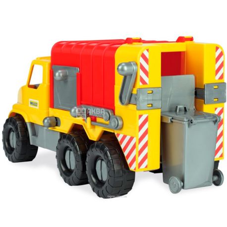 Wader City Truck, Игрушка Мусоровоз, разноцветная, для детей с 3-х лет
