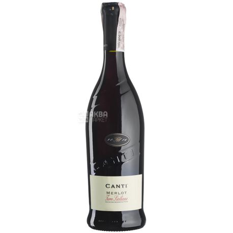 Canti Merlot Terre Siciliane, Вино червоне сухе, 0,75 л