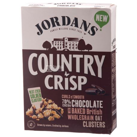 Jordans, Кранч с черным шоколадом Country Crisp, 500 г