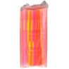 Helper, Straws with a long corrugation, luminescent, 21x0.5 cm, 100 pcs.