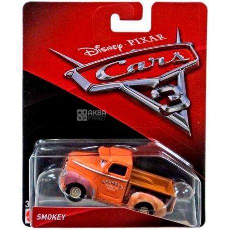 Disney Cars, Машина игрушечная, пикап Smokey, пластик, для детей с 3-х лет, в ассортименте