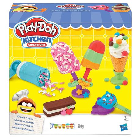 Hasbro, Набор для творчества Play-Doh Создай любимое мороженое, 280 г
