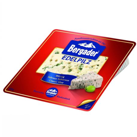 Bergader Edelpilz Classic blue, Blue Cheese, 100 g