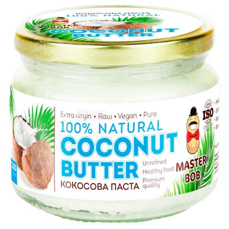 Master Bob, 200 g, Coconut paste, Glass