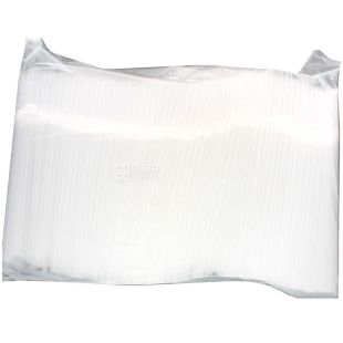 4HoReCa, Трубочки коктейльні з гофрою, 1000 шт., 21 см, прозорі, пластикові