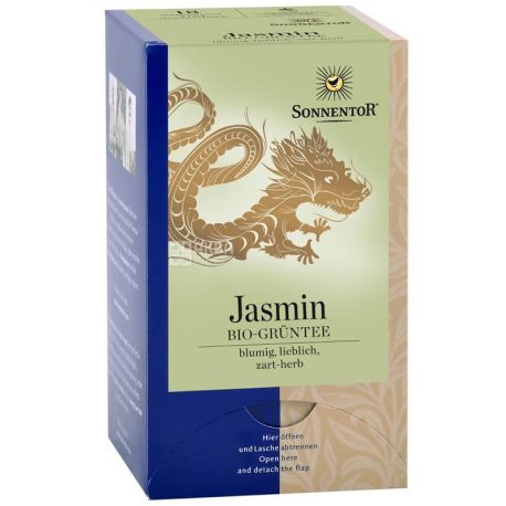 Sonnentor Jasmine, 18 пак., по 1,5 г, Чай Соннентор ,зеленый с жасмином