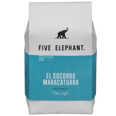 Grain coffee, Guatemala El Socorro Marakaturra, 284 g, TM Five Elephant