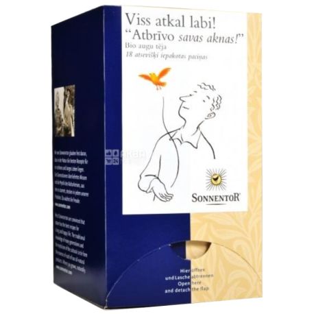 Sonnentor, Herbal Tea, Free Your Liver, Packaged, 18x27 g