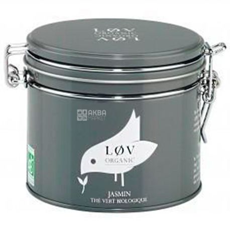 LØV Organic, Чай зеленый органический Жасмин, 100 г