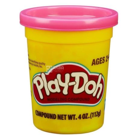 Hasbro, Баночка пластилина Play-Doh, розовый, 112 г